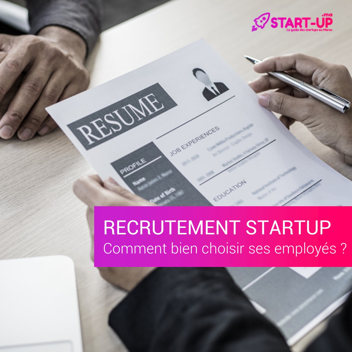 recrutement Startup